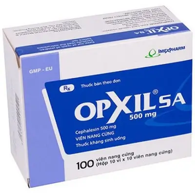 Thuốc Opxil SA 500mg Imexpharm điều trị các chứng nhiễm khuẩn (10 vỉ x 10 viên)